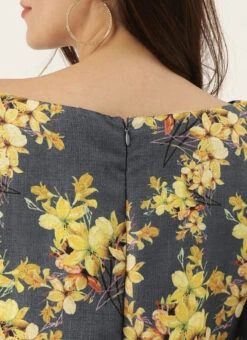 Grey N Yellow Printed Rayon Boat Neck Kurta Set After Six Wear 14 Grey N Yellow Printed Rayon Boat Neck Kurta Set After Six Wear -Mahra Clothing Shop Grey N Yellow Printed Rayon Boat Neck Kurta Set KSBS02009855 rrc3