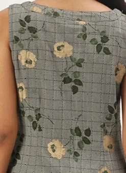 Grey Rayon Kurta Narrow Straight Pant Set Work Wear 14 Grey Rayon Kurta Narrow Straight Pant Set Work Wear -Mahra Clothing Shop Grey Rayon Kurta Narrow Straight Pant Set KSBS02009856 rrc3