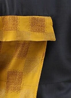 Grey Rayon N Mustard Printed Boat Neck Dress Party Wear -Mahra Clothing Shop Grey Rayon N Mustard Printed Boat Neck Dress DRBS02105392 rrc3