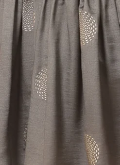 Dupatta From Kids Girls Grey Art Silk Foil Print Gharara Set After Six Wear -Mahra Clothing Shop Kids Girls Grey Art Silk Foil Print Gharara Set KDGSLBS02301113 rrc4 2