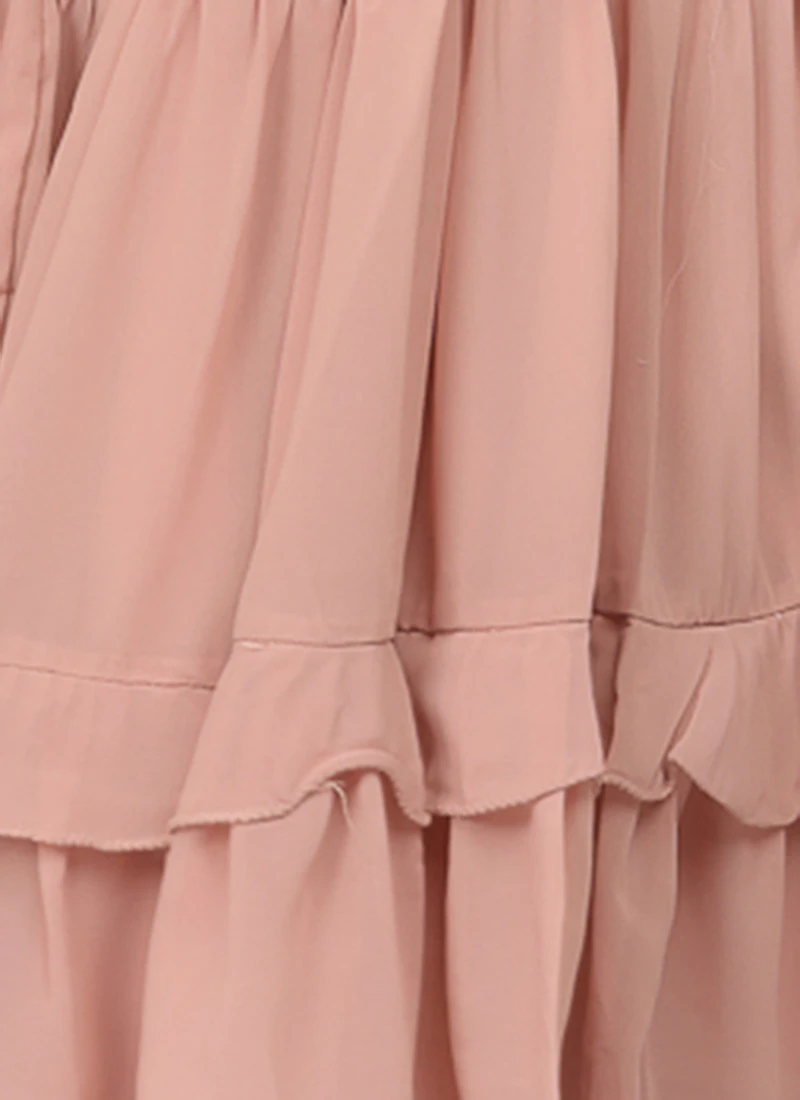 Skirt From Kids Girls Pink Embroidered Crop Top N Skirt After Six Wear 7 Skirt From Kids Girls Pink Embroidered Crop Top N Skirt After Six Wear - Image 7