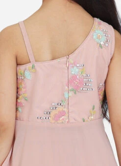 Top From Kids Girls Pink Net Embroidered Palazzo Set After Six Wear -Mahra Clothing Shop Kids Girls Pink Net Embroidered Palazzo Set KDGIWBS02301664 rrc2