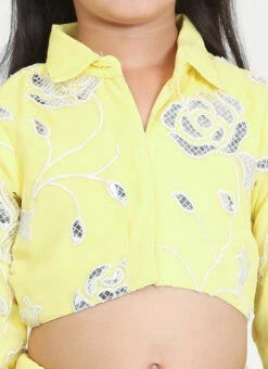 Skirt From Kids Girls Yellow Embroidered Collar Neck Blouse N Skirt After Six Wear 10 Skirt From Kids Girls Yellow Embroidered Collar Neck Blouse N Skirt After Six Wear -Mahra Clothing Shop Kids Girls Yellow Embroidered Collar Neck Blouse N Skirt KDGIWBS02301701 rrc1
