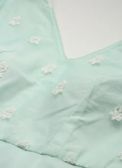 Light Sea Green Net Embroidered Gown Party Wear -Mahra Clothing Shop Light Sea Green Net Embroidered Gown IWBS02301737 rrc1