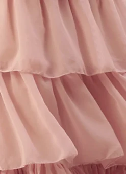 Magenta N Pink Embroidered Layered Dress Festive Wear -Mahra Clothing Shop Magenta N Pink Embroidered Layered Dress DRBS02209669 rrc4