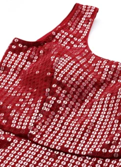 Bottom From Maroon Embroidered Top N Palazzo Set After Six Wear -Mahra Clothing Shop Maroon Embroidered Top N Palazzo Set IWBS02303875 rrc1