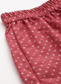 Dupatta From Maroon Nylon Jacquard Gharara Set After Six Wear -Mahra Clothing Shop Maroon Nylon Jacquard Gharara Set SLBS02209636 rrc2 1