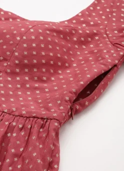 Dupatta From Maroon Nylon Jacquard Gharara Set After Six Wear -Mahra Clothing Shop Maroon Nylon Jacquard Gharara Set SLBS02209636 rrc3 1