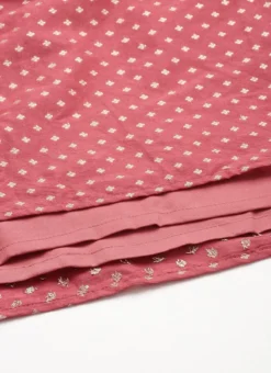 Dupatta From Maroon Nylon Jacquard Gharara Set After Six Wear -Mahra Clothing Shop Maroon Nylon Jacquard Gharara Set SLBS02209636 rrc4 1