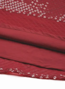 Maroon Sequins Embroidered Georgette With Keyhole Wedding Wear -Mahra Clothing Shop Maroon Sequins Embroidered Georgette With Keyhole IWBS02304996 rrc3