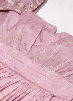 Mauve Art Silk Digital Printed Dress Party Wear -Mahra Clothing Shop Mauve Art Silk Digital Printed Dress DRBS02304077 rrc1