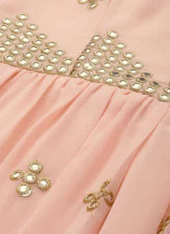 Mauve Embroidered Strap Neck Dress After Six Wear -Mahra Clothing Shop Mauve Embroidered Strap Neck Dress DRBS02204839 rrc3