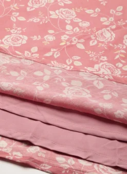 Mauve Modal Silk Fit And Flare Dress After Six Wear -Mahra Clothing Shop Mauve Modal Silk Fit And Flare Dress DRBS02203485 rrc4