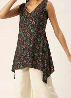 Mauve N Off White Cotton Kurta Set Festive Wear After Six Wear