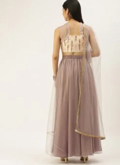 Teen Girls Mauve Pink N Peach Embroidered Lehenga Festive Wear -Mahra Clothing Shop Mauve Pink N Peach Embroidered Lehenga GHBS02205999 b