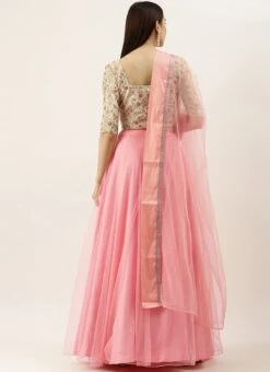 Teen Girls Mint Green Embroidered N Peach Net Lehenga Festive Wear 7 Teen Girls Mint Green Embroidered N Peach Net Lehenga Festive Wear -Mahra Clothing Shop Mint Green Embroidered N Peach Net Lehenga GHBS02308954 b 1