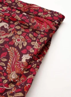 Bottom From MultiColored Art Silk Printed Co Ords Set After Six Wear -Mahra Clothing Shop MultiColored Art Silk Printed Co Ords Set IWBS02302302 rrc2