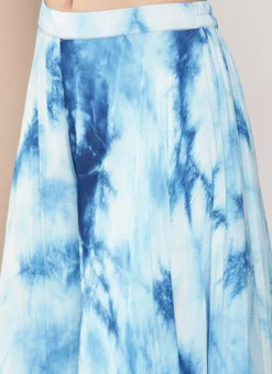 Dupatta From Multicolored Chinon Sharara Set After Six Wear -Mahra Clothing Shop Multicolored Chinon Sharara Set IWBS02302198 rrc3