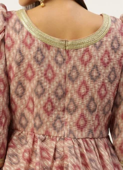 Bottom From Multicolored Digital Printed Georgette Co Ords Set After Six Wear -Mahra Clothing Shop Multicolored Digital Printed Georgette Co Ords Set IWBS02211225 rrc2