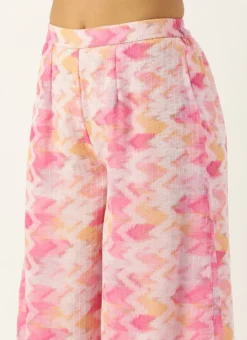 Bottom From Multicolored Georgette Co Ords Set After Six Wear -Mahra Clothing Shop Multicolored Georgette Co Ords Set IWBS02302393 rrc2 1