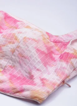 Bottom From Multicolored Georgette Co Ords Set After Six Wear -Mahra Clothing Shop Multicolored Georgette Co Ords Set IWBS02302393 rrc4 1