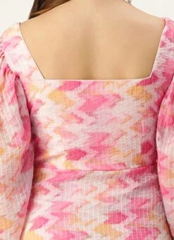 Multicolored Georgette Printed Dress Party Wear -Mahra Clothing Shop Multicolored Georgette Printed Dress DRBS02302440 rrc2