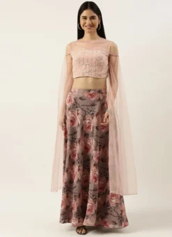 Teen Girls Multicolored N Pink Embroidered Crop Top N Skirt Party Wear 6 Teen Girls Multicolored N Pink Embroidered Crop Top N Skirt Party Wear -Mahra Clothing Shop Multicolored N Pink Embroidered Crop Top N Skirt IWBS02205070 u