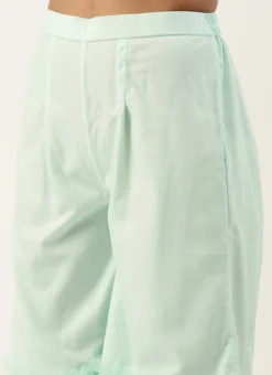 Bottom From Multicolored Organza Gharara Set After Six Wear -Mahra Clothing Shop Multicolored Organza Gharara Set IWBS02210924 rrc3