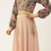 Teen Girls Multicolored Printed N Embroidered Lehenga Festive Wear