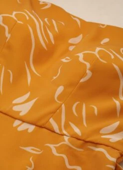 Mustard Digital Print Georgette Maxi Dress After Six Wear -Mahra Clothing Shop Mustard Digital Print Georgette Maxi Dress DRBS02301953 rrc1