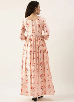 Off White Chanderi Modal Silk Dress After Six Wear -Mahra Clothing Shop Off White Chander Modal Silk Dress DRBS02111081 b