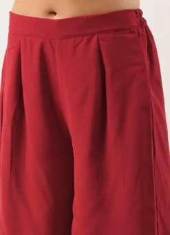 Bottom From Off White Embroidered Asymmetrical Gharara Suit After Six Wear -Mahra Clothing Shop Off White Embroidered Asymmetrical Gharara Suit SLBS02301728 rrc2 2