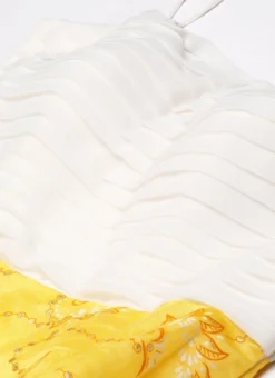 Off White N Yellow Foil Printed Gown Festive Wear -Mahra Clothing Shop Off White N Yellow Foil Printed Gown IWBS02209689 rrc1