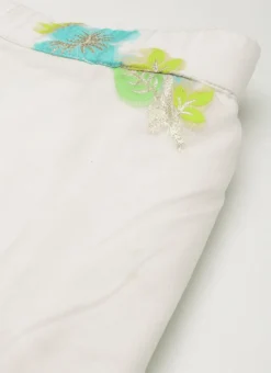 Off White Organza Jacquard Skirt N Top Festive Wear -Mahra Clothing Shop Off White Organza Jacquard Skirt N Top IWBS02206236 rrc2