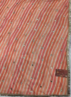 Orange Digital Print Art Silk Fabric -Mahra Clothing Shop Orange Digital Print Art Silk Fabric EFSLAA3738 u