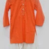 Orange Kurta Pyjama With Salwar Pant