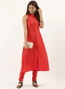 Orange N Pink Art Silk Narrow Straight Pant Festive Wear -Mahra Clothing Shop Orange N Pink Art Silk Narrow Straight Pant KSBS01910229 u