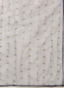 Bottom From Pale Blue Lily Art Silk Printed Gharara Set After Six Wear -Mahra Clothing Shop Pale Blue Lily Art Silk Printed Gharara Set SLBS02302281 rrc4