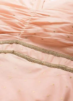 Peach Art Silk Anarkali Gown Festive Wear -Mahra Clothing Shop Peach Art Silk Anarkali Gown IWBS02306370 rrc1