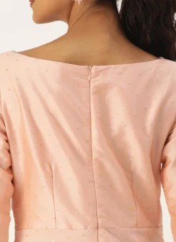 Peach Art Silk Anarkali Gown Festive Wear -Mahra Clothing Shop Peach Art Silk Anarkali Gown IWBS02306370 rrc2