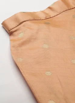 Skirt From Peach Art Silk Jacquard Co Ords Set After Six Wear -Mahra Clothing Shop Peach Art Silk Jacquard Co Ords Set IWBS02211099 rrc3