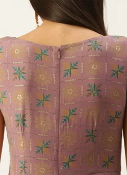 Peach Foil N Skipper Green Kurta Straight Pant Suit After Six Wear -Mahra Clothing Shop Peach Foil N Skipper Green Kurta Straight Pant Suit KSBS02201196 rrc2