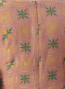 Peach Foil Print N Beige Straight Pant Suit Festive Wear -Mahra Clothing Shop Peach Foil Print N Beige Straight Pant Suit KSBS02111139 rrc3