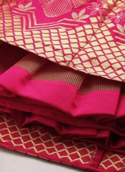 Teen Girls Teen Peach Jacquard N Pink Taffeta Art Silk Lehenga Festive Wear -Mahra Clothing Shop Peach Jacquard N Green Art Silk Lehenga GHBS02109737 rrc3 2