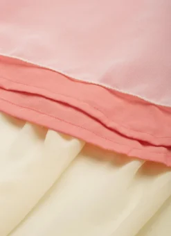 Peach N White Embroidered Tiered Maxi Dress Festive Wear -Mahra Clothing Shop Peach N White Embroidered Tiered Maxi Dress DRBS02206302 rrc3