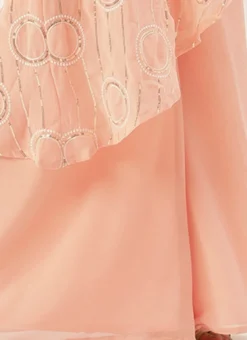 Pink Embroidered Georgette Kurti Festive Wear -Mahra Clothing Shop Pink Embroidered Georgette Kurti KRBS02307693 rrc3