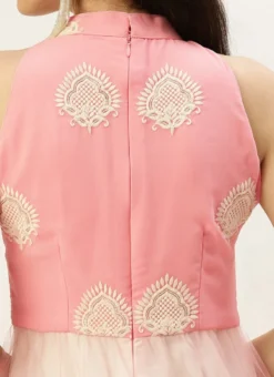 Pink Georgette Embroidered Dress Festive Wear -Mahra Clothing Shop Pink Georgette Embroidered Dress DRBS02211137 rrc2
