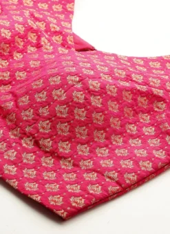 Pink Jacquard Art Silk Keyhole Style Blouse Festive Wear -Mahra Clothing Shop Pink Jacquard Art Silk Keyhole Style Blouse BLBS02305205 rrc1