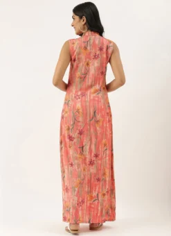 Pink N Red Collar Neck Kurta Sets After Six Wear -Mahra Clothing Shop Pink N Red Collar Neck Kurta Sets KSBS02102834 b