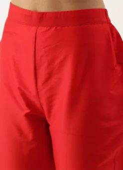 Pink N Red Collar Neck Kurta Sets After Six Wear -Mahra Clothing Shop Pink N Red Collar Neck Kurta Sets KSBS02102834 rrc2